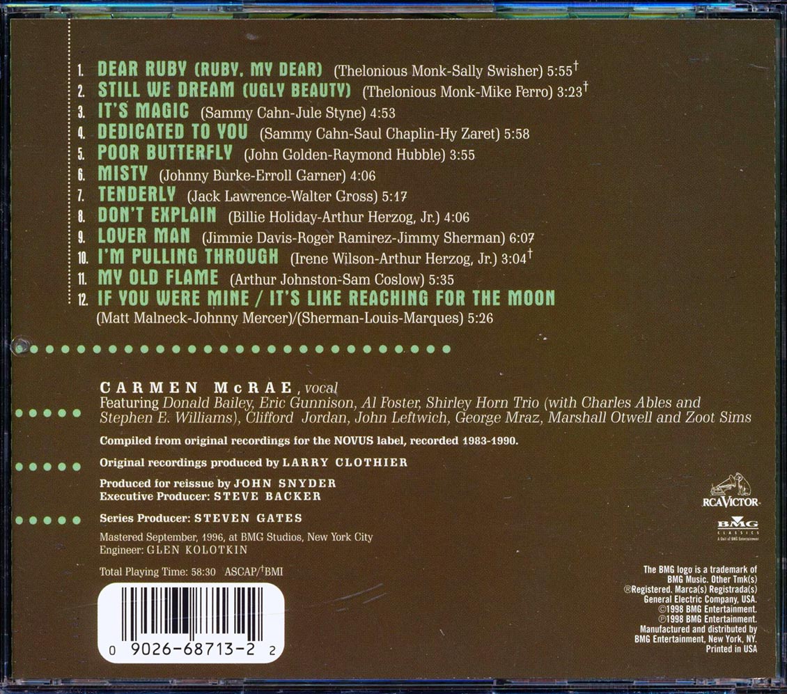 Carmen McRae - The Collected Carmen McRae