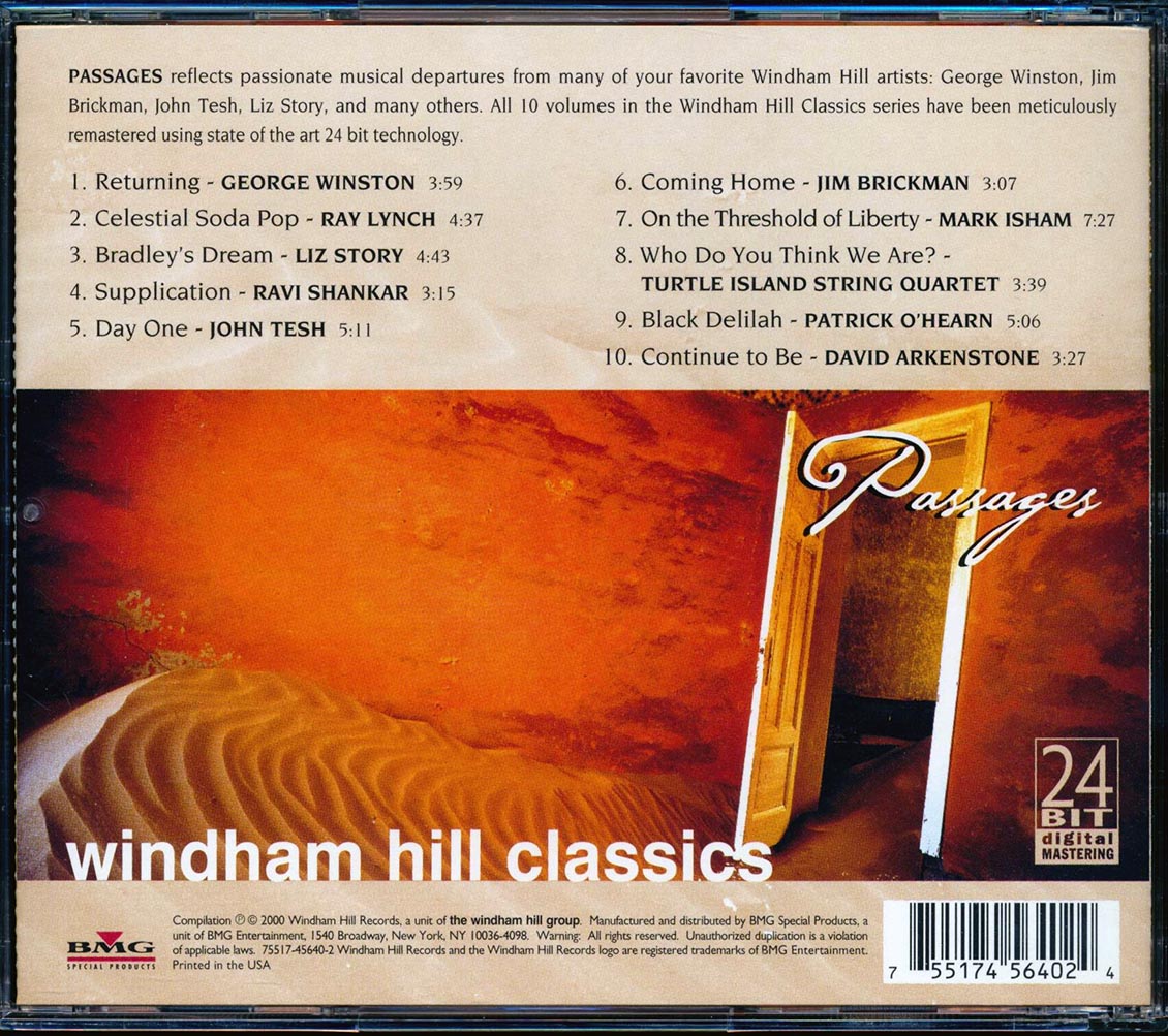 Ravi Shankar, George Winston, Ray Lynch, John Tesh, Etc. - Passages: Windham Hill Classics