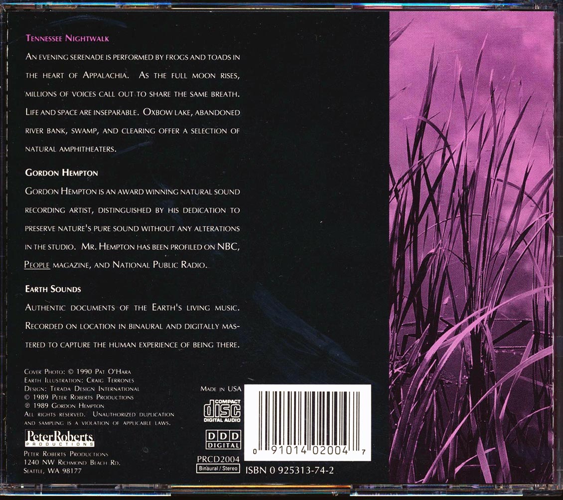 Gordon Hempton - Tennessee Nightwalk