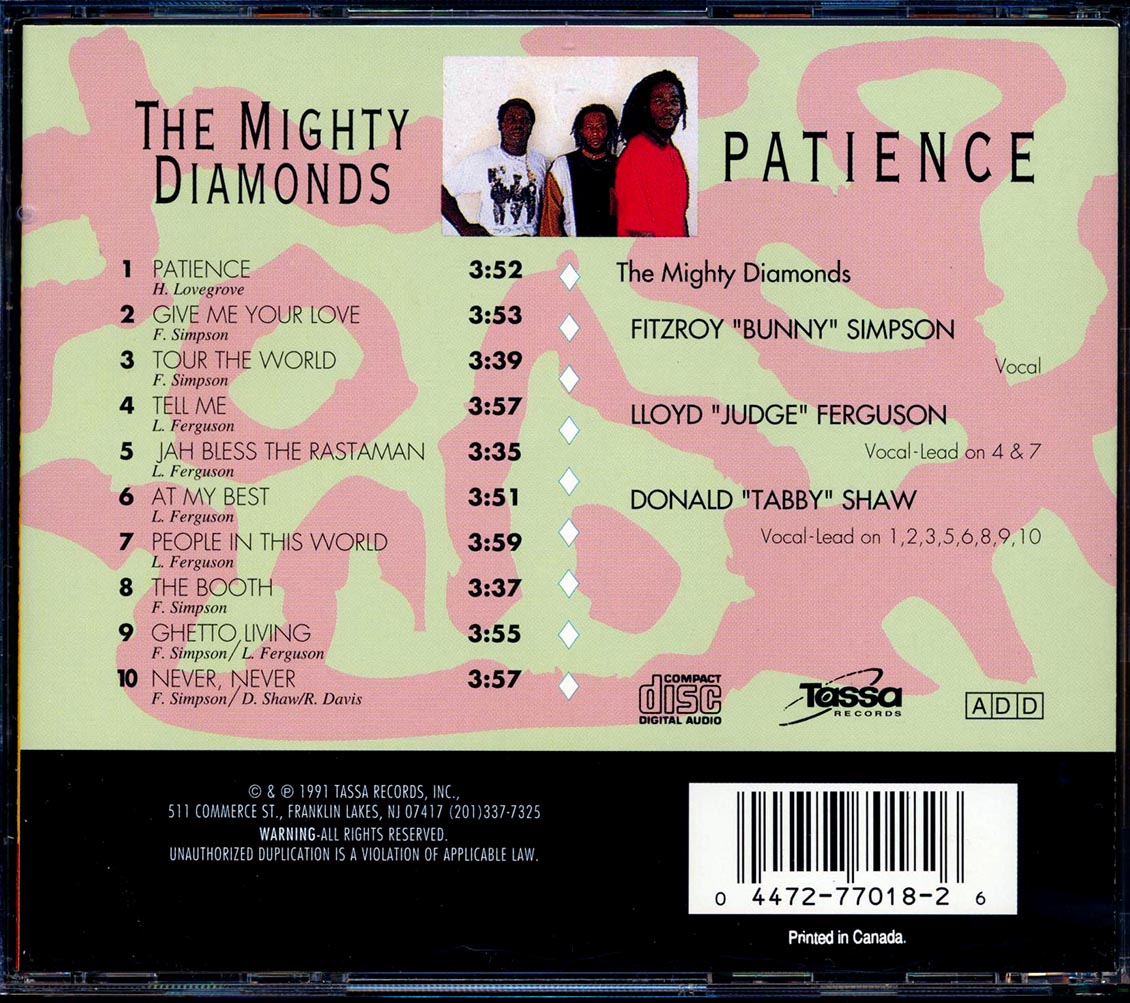 The Mighty Diamonds - Patience