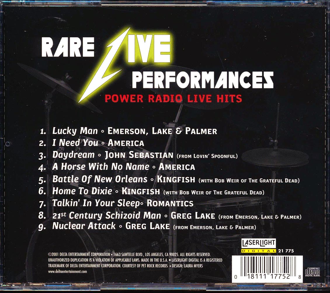 ELP, America, The Romantics, Kingfish, Etc. - Rare Live Performances: Power Radio Live Hits