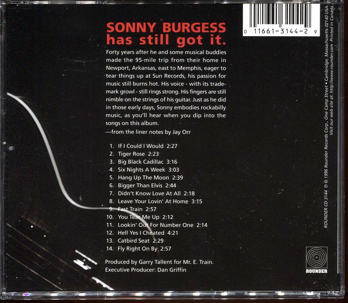 Sonny Burgess - Sonny Burgess (marked/ltd stock)