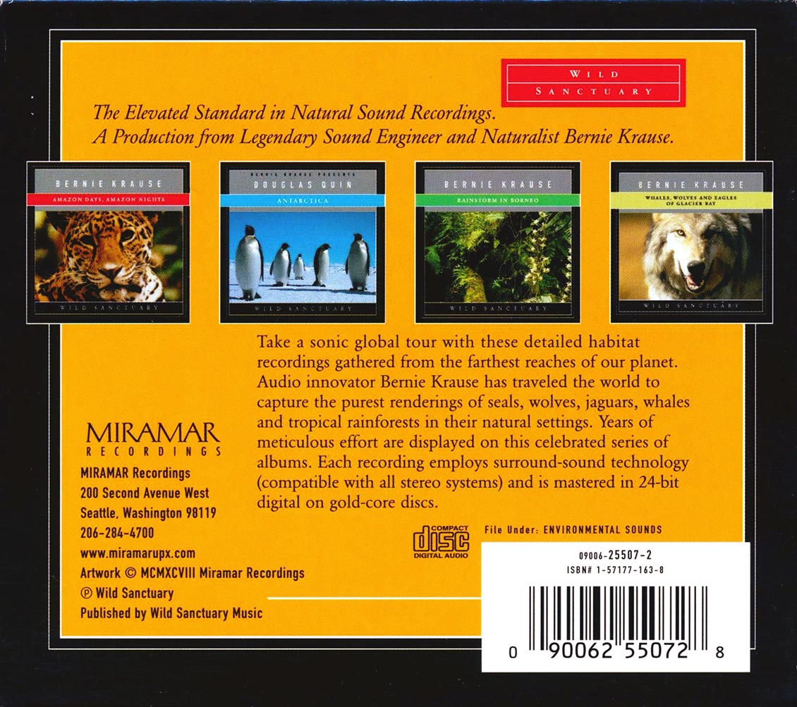 Bernie Krause - The Four Corners Of The World: Wild Sanctuary (4xCD)