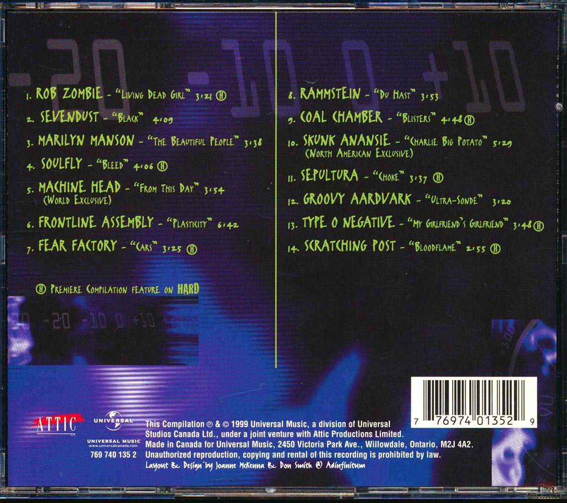 Rob Zombie, Rammstein, Machine Head, Frontline Assembly - Hard
