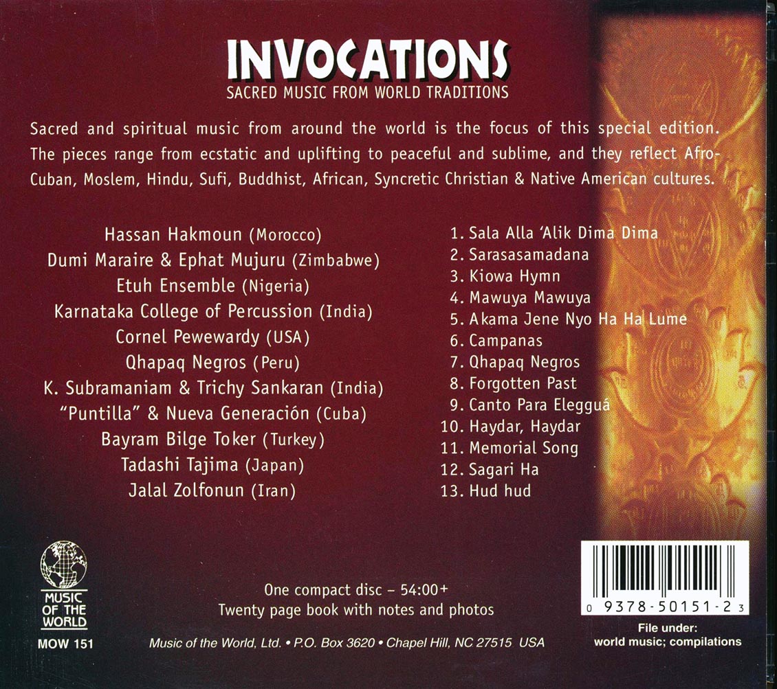 Various - Invocations: Sacred Music From World Traditions