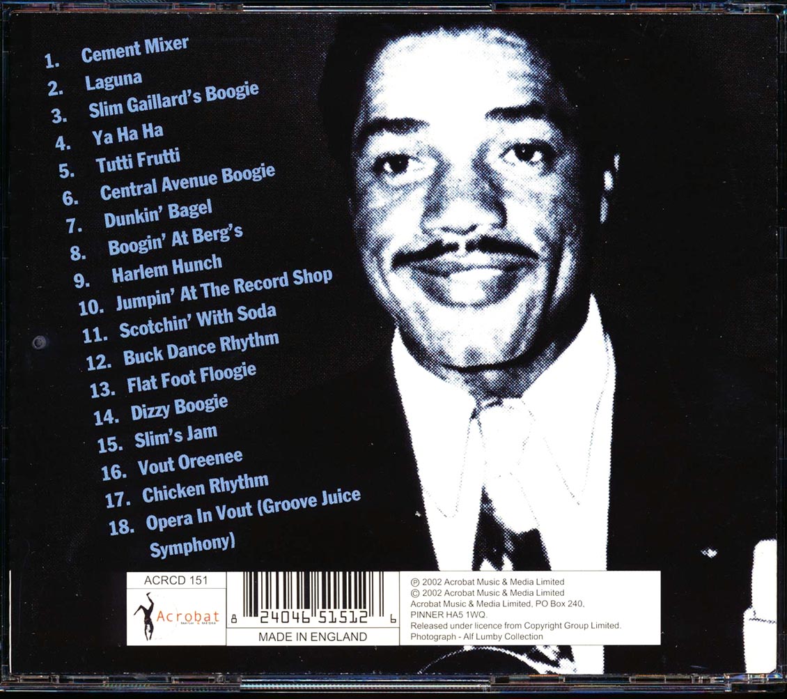 Slim Gaillard - Vout For Voutoreenees