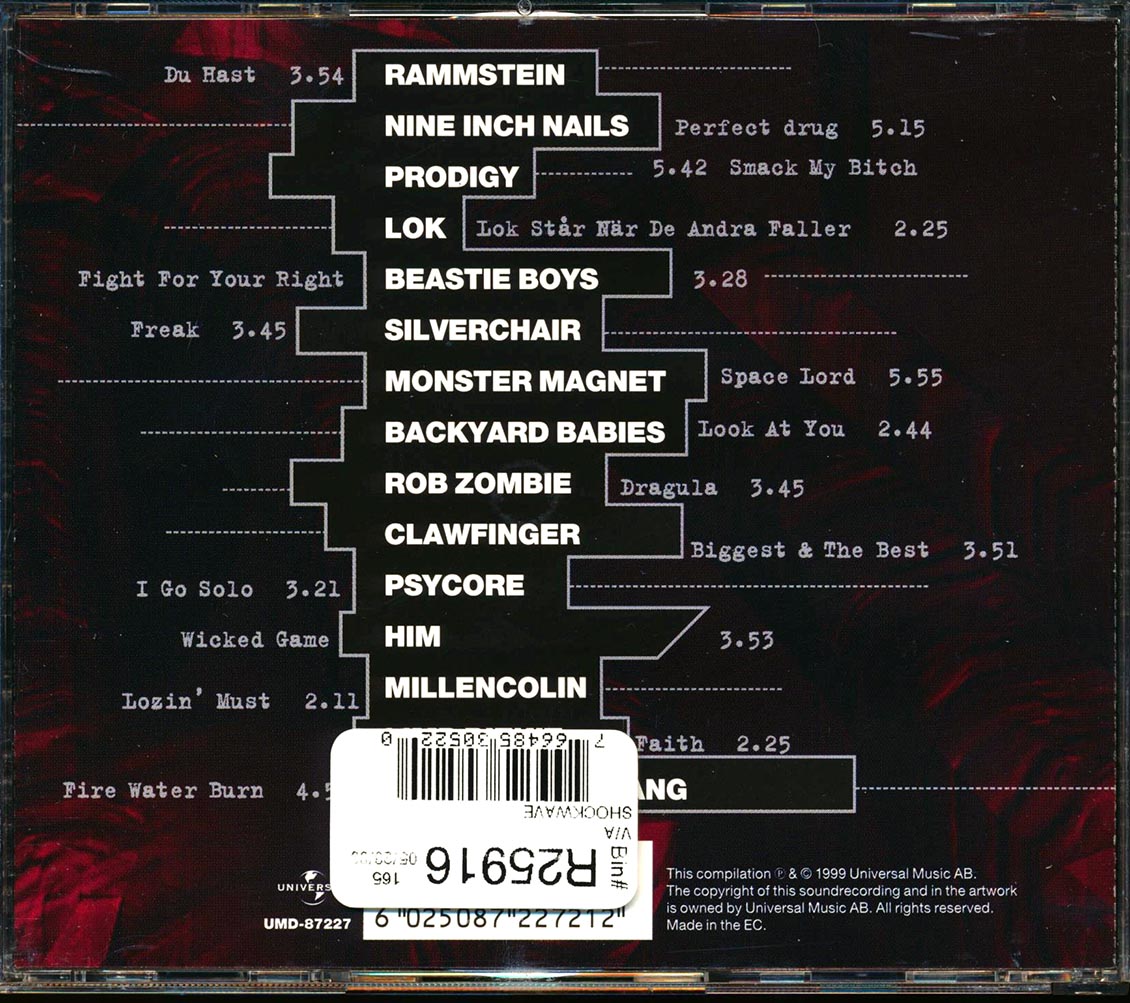 The Beastie Boys, Rob Zombie, Nine Inch Nails, Limp Bizkit, Rammstein, Etc. - Shockwave