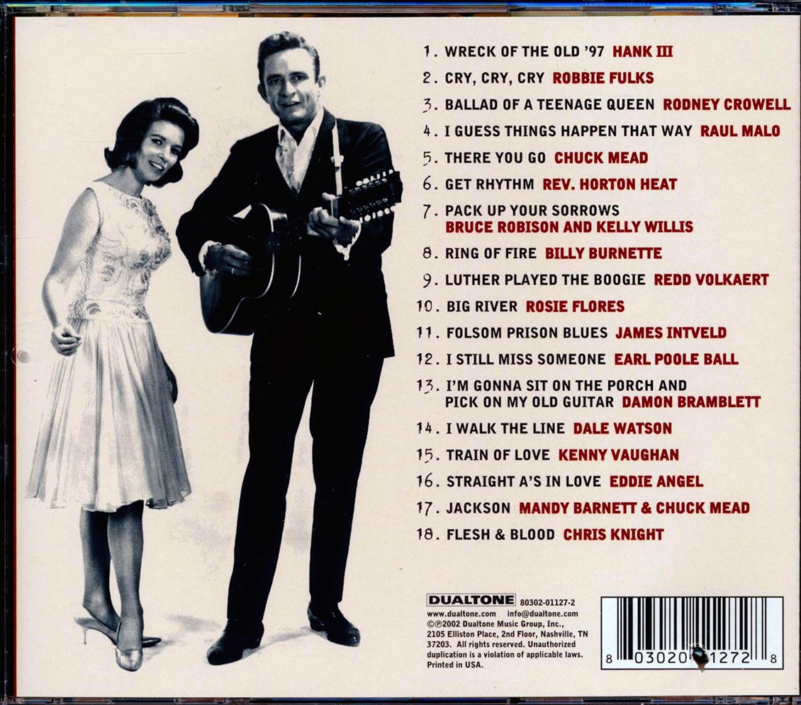 Robbie Fulkes, Hank III, Chuck Mead, Earl Poole Ball, Etc. - Dressed In Black: A Tribute To Johnny Cash (marked/ltd stock)