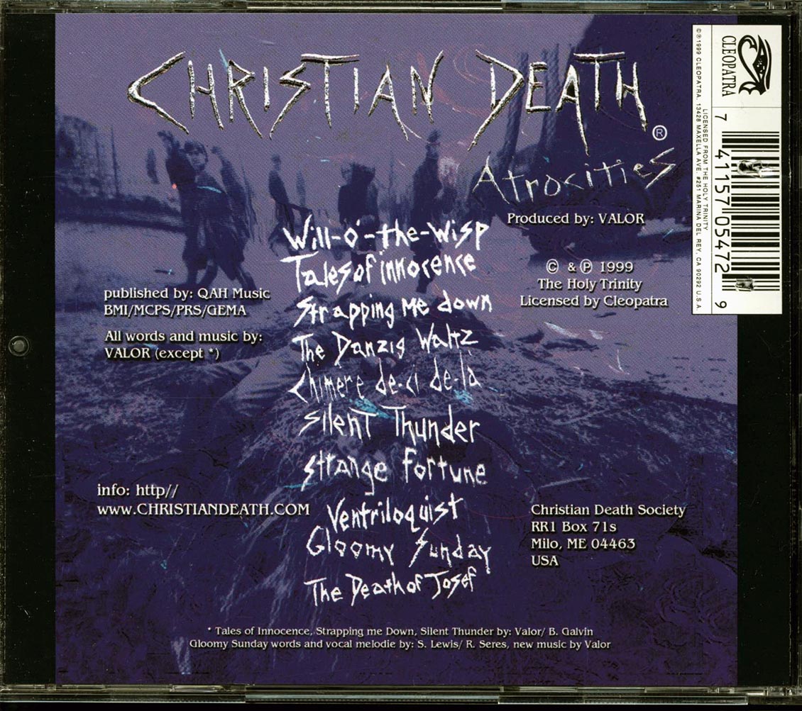 Christian Death - Atrocities (marked/ltd stock)