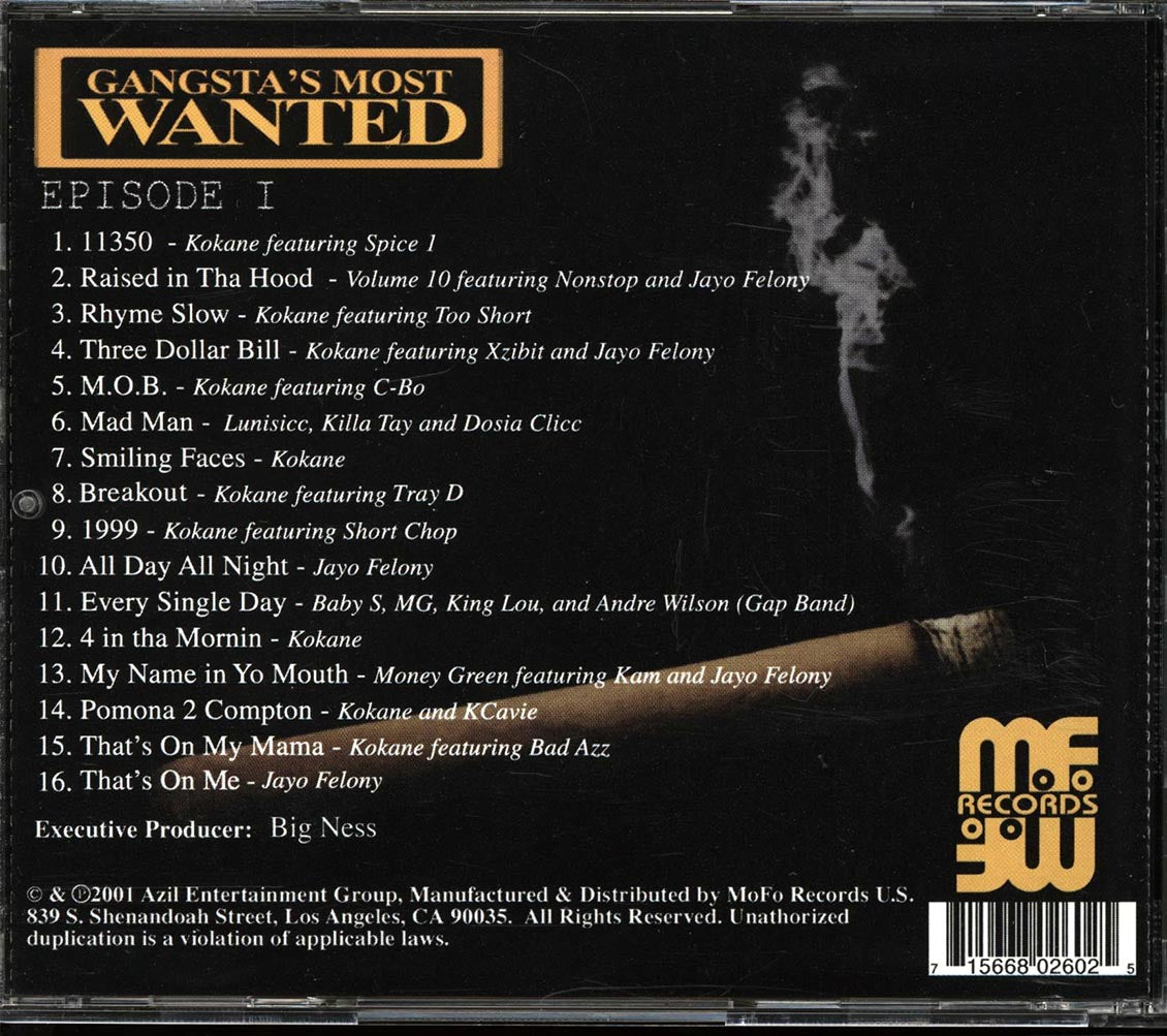 Too Short, Xzibit, Short Chop, Jayo Felony, Etc. - Gangsta's Most Wanted: Episode 1