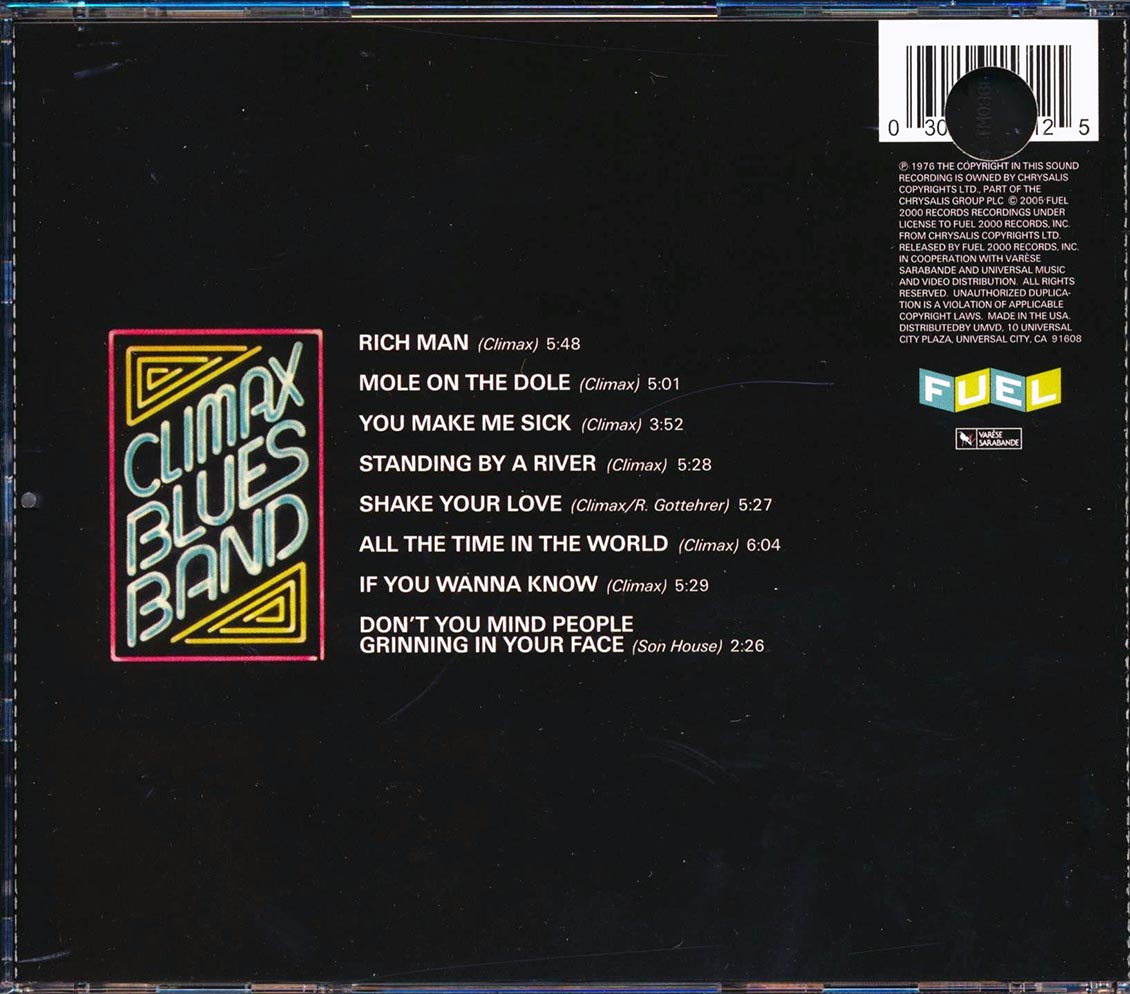 The Climax Blues Band - Rich Man (marked/ltd stock)