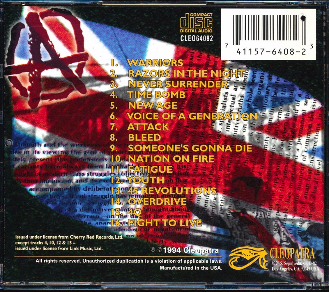 Blitz - Blitz Hits (marked/ltd stock)