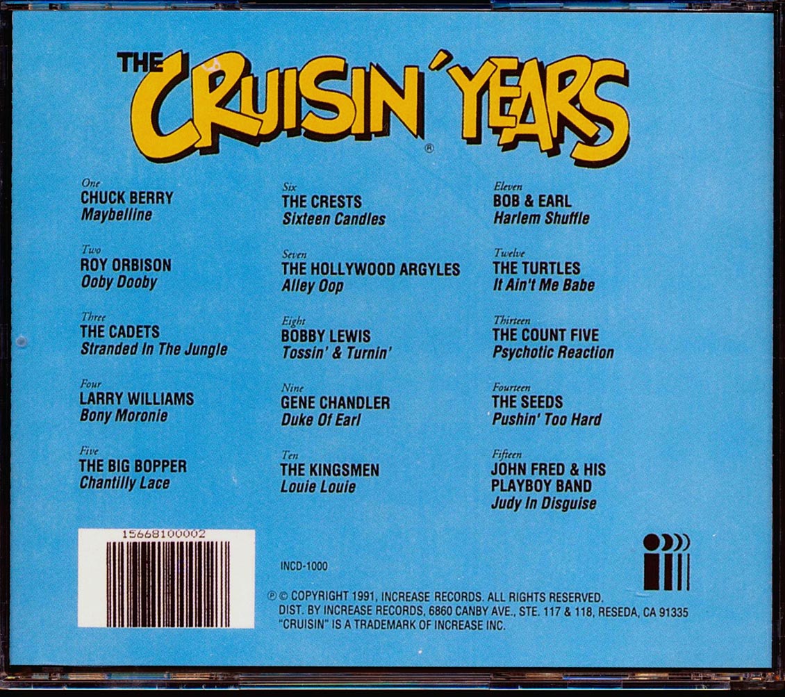 Chuck Berry, The Crests, Roy Orbison, The Big Bopper, Etc. - The Cruisin' Years