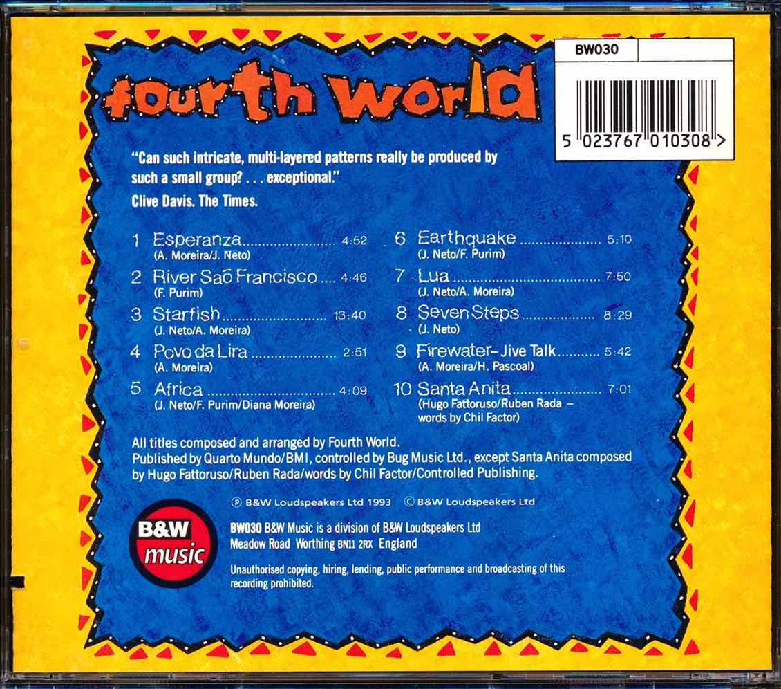 Fourth World - Fourth World (marked/ltd stock)