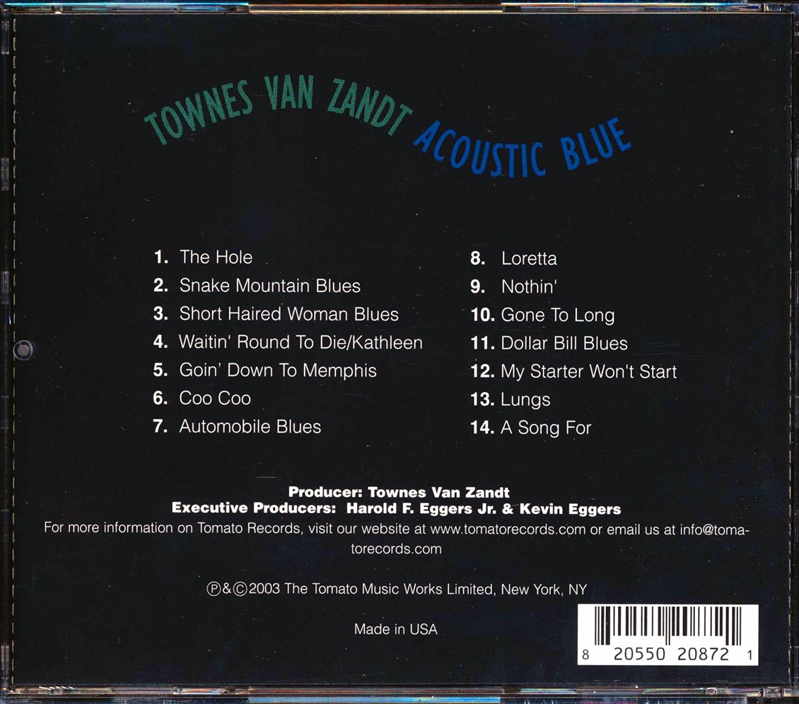 Townes Van Zandt - Acoustic Blue