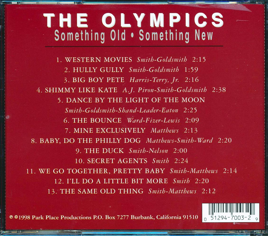 The Olympics - Something Old, Something New