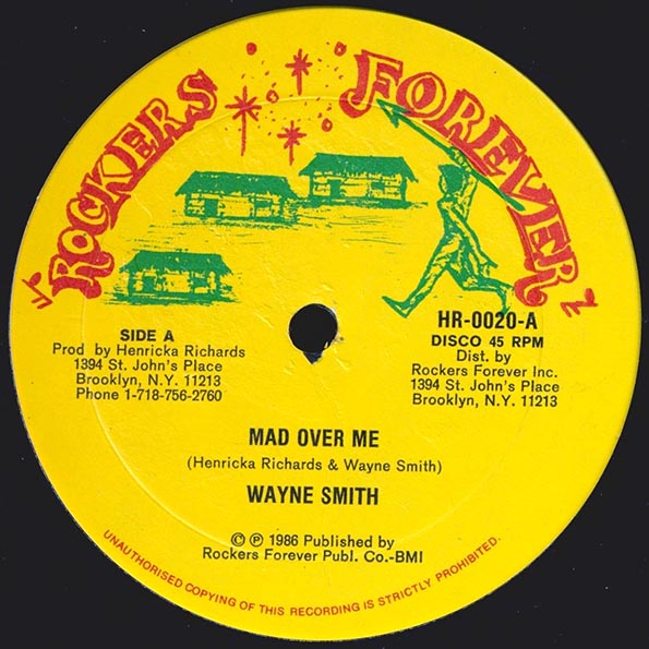 Wayne Smith - Mad Over Me (Extended Mix) / Version (orig. press)