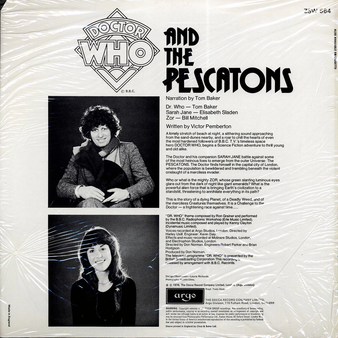 Doctor Who & The Pescatons - Doctor Who & The Pescatons (UK press) (orig. press)