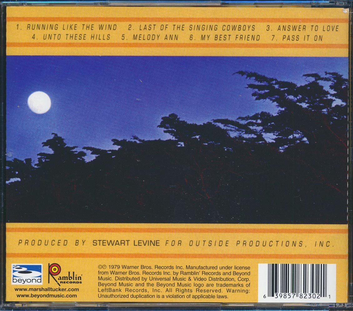 The Marshall Tucker Band - Running Like The Wind (marked/ltd stock)