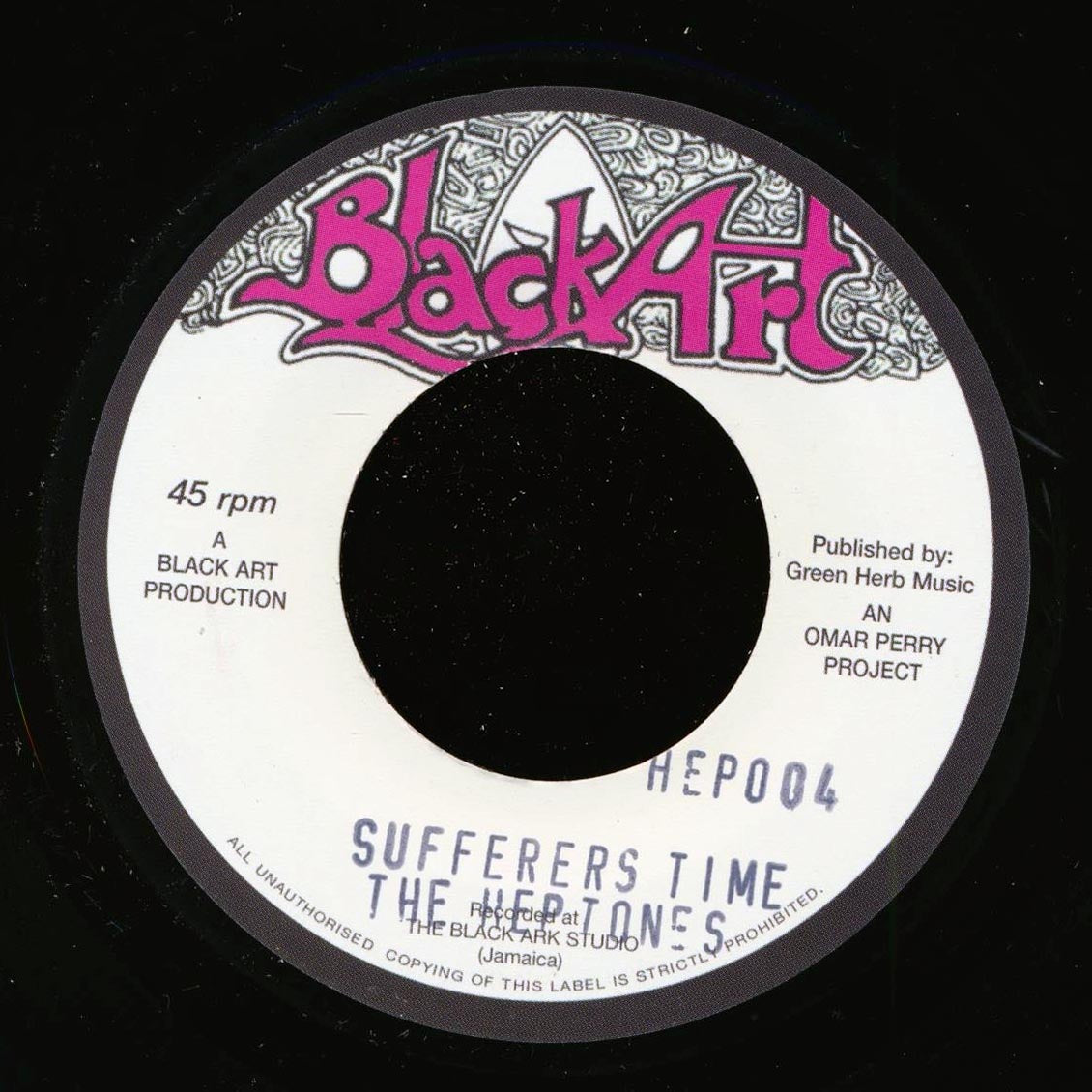 The Heptones - Sufferer's Time / The Upsetters - Sufferer's Dub (UK press)