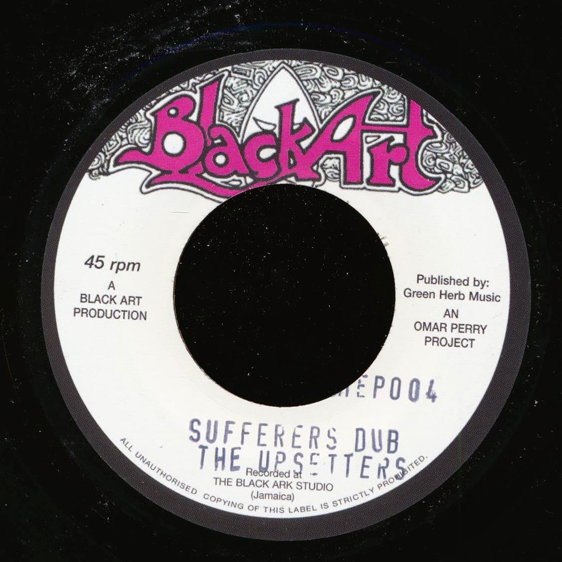 The Heptones - Sufferer's Time / The Upsetters - Sufferer's Dub (UK press)