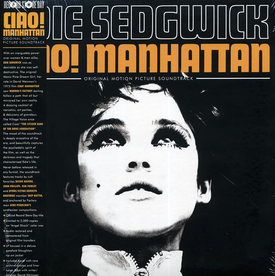 Edie Sedgwick, Gino Piserchio, John Phillips, Etc. - Ciao! Manhattan Original Motion Picture Soundtrack (RSD 2017) (ltd. ed.) (colored vinyl)