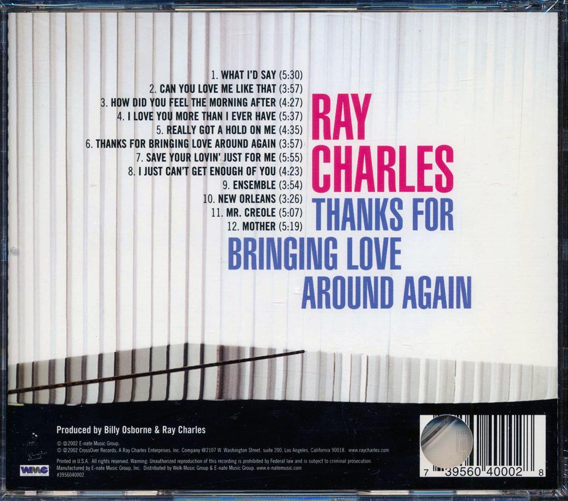 Ray Charles - Thanks For Bringing Love Around Again (marked/ltd stock)