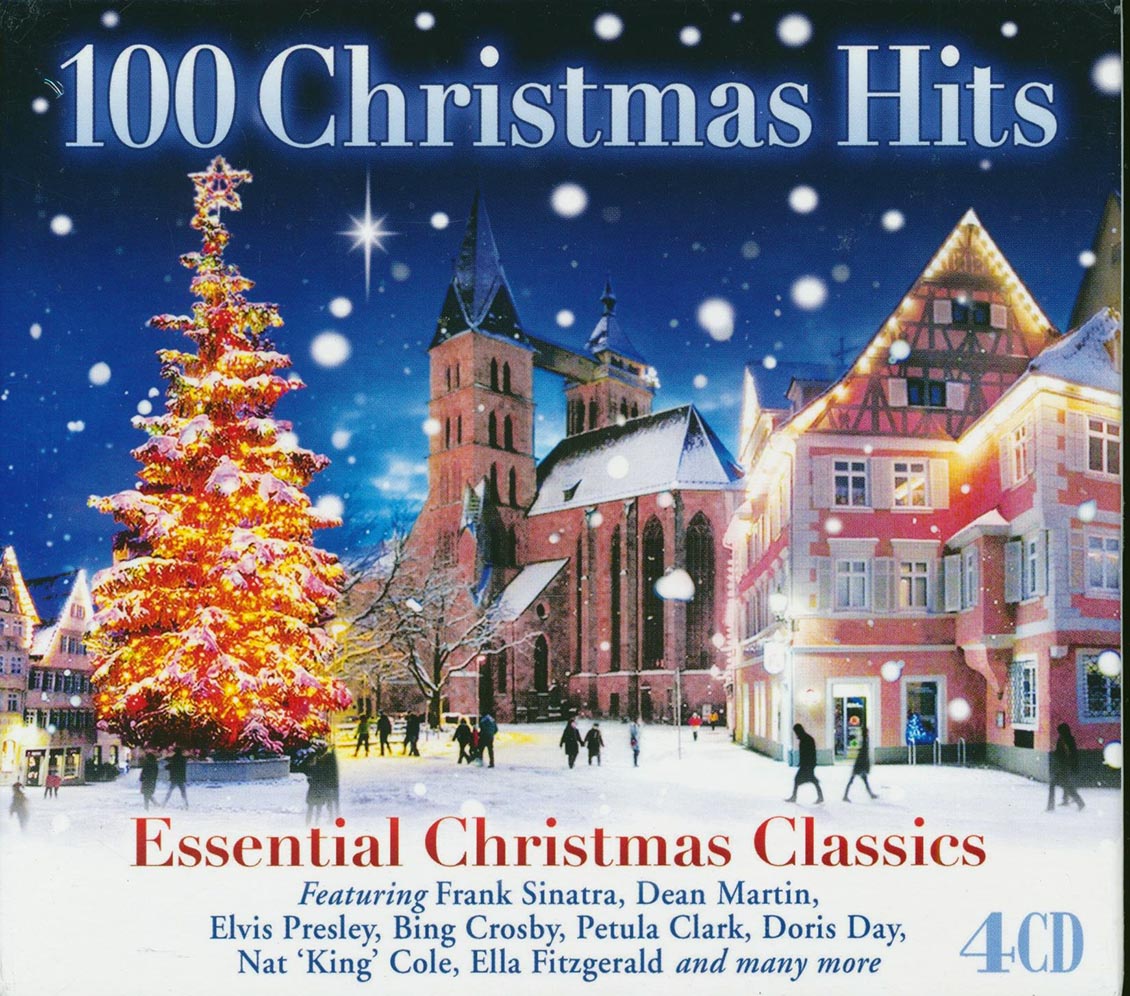 Bing Crosby, Frank Sinatra, Elvis Presley, Ella Fitzgerald, Etc. - 100 Christmas Hits (100 tracks) (4xCD) (deluxe 4-fold digipak)
