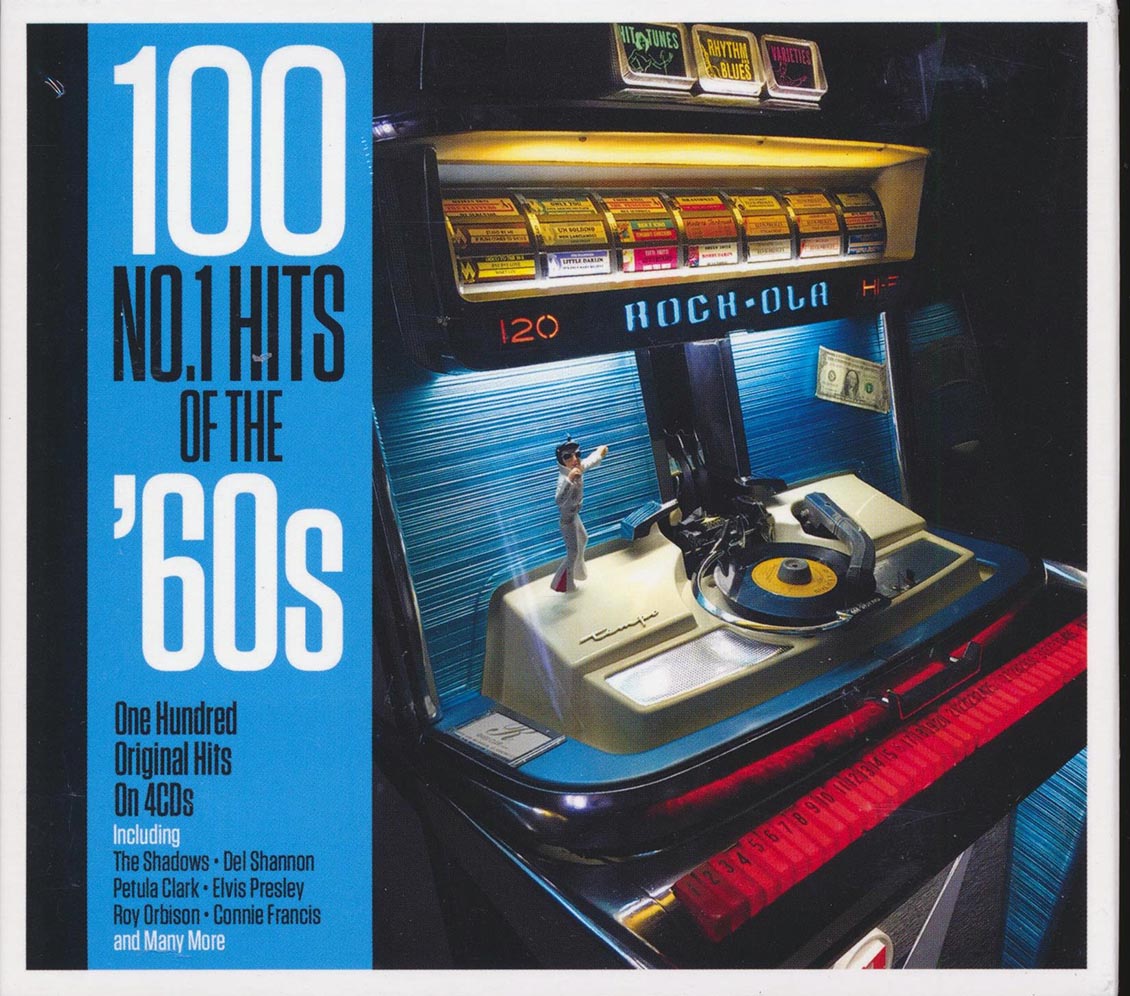 Elvis Presley, Del Shannon, Roy Orbison, Cliff Richard, Etc. - 100 No. 1 Hits Of The '60s (100 tracks) (4xCD) (deluxe 4-fold digipak)