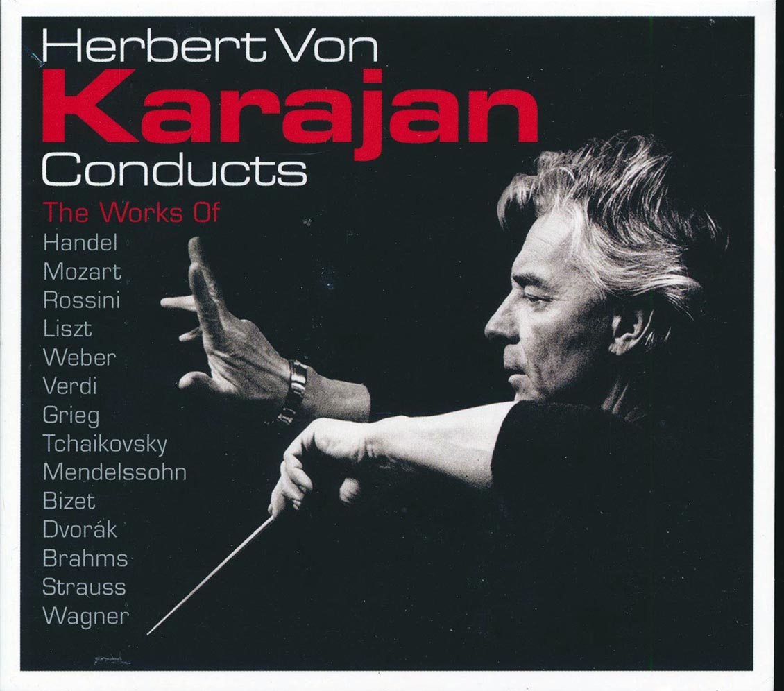 Herbert Von Karajan - Herbert Von Karajan Conducts The Works Of Handel, Mozart, Etc. (39 tracks) (3xCD) (deluxe 3-fold digipak)
