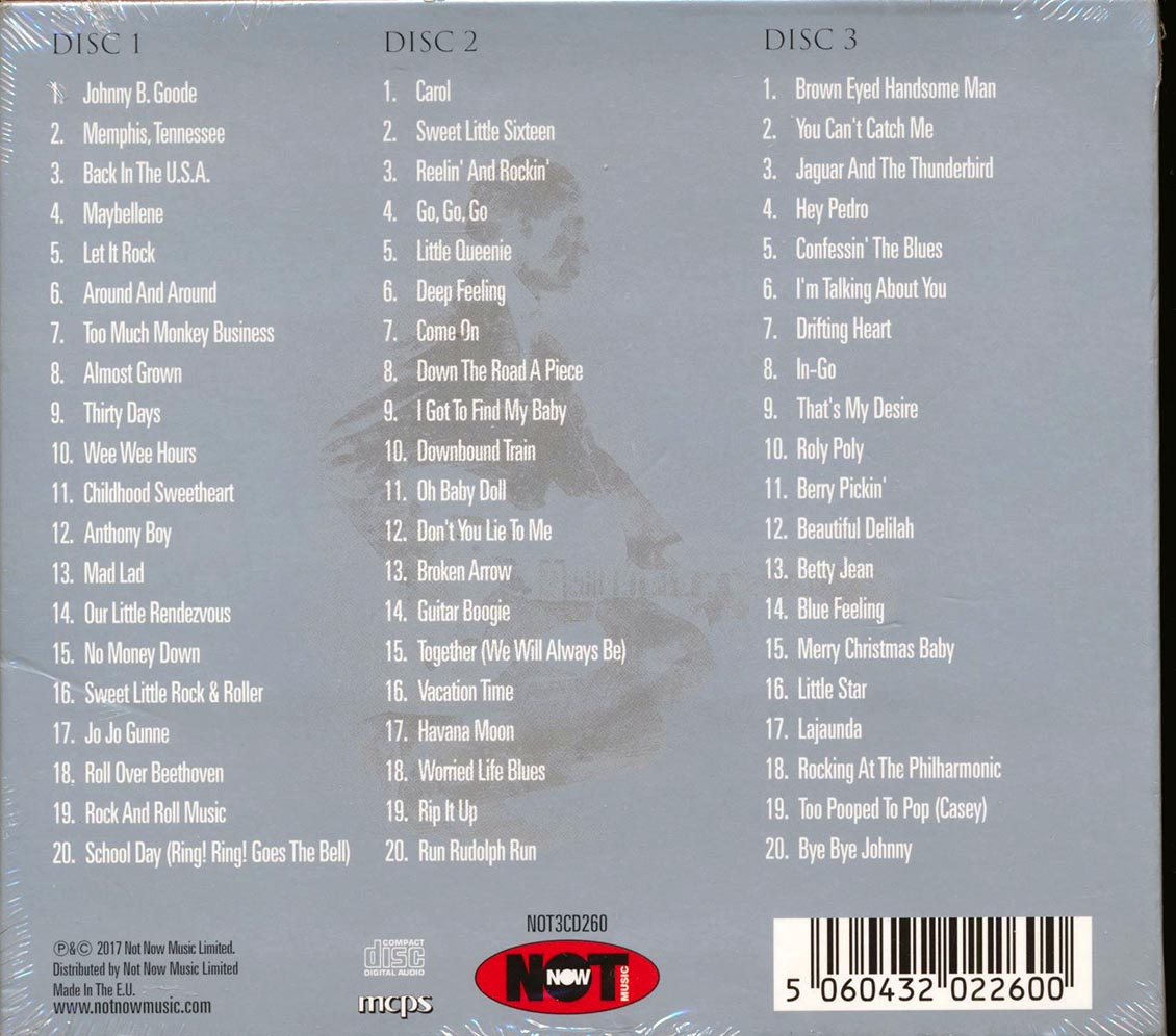 Chuck Berry - The Platinum Collection (60 tracks) (3xCD) (deluxe 3-fold digipak)