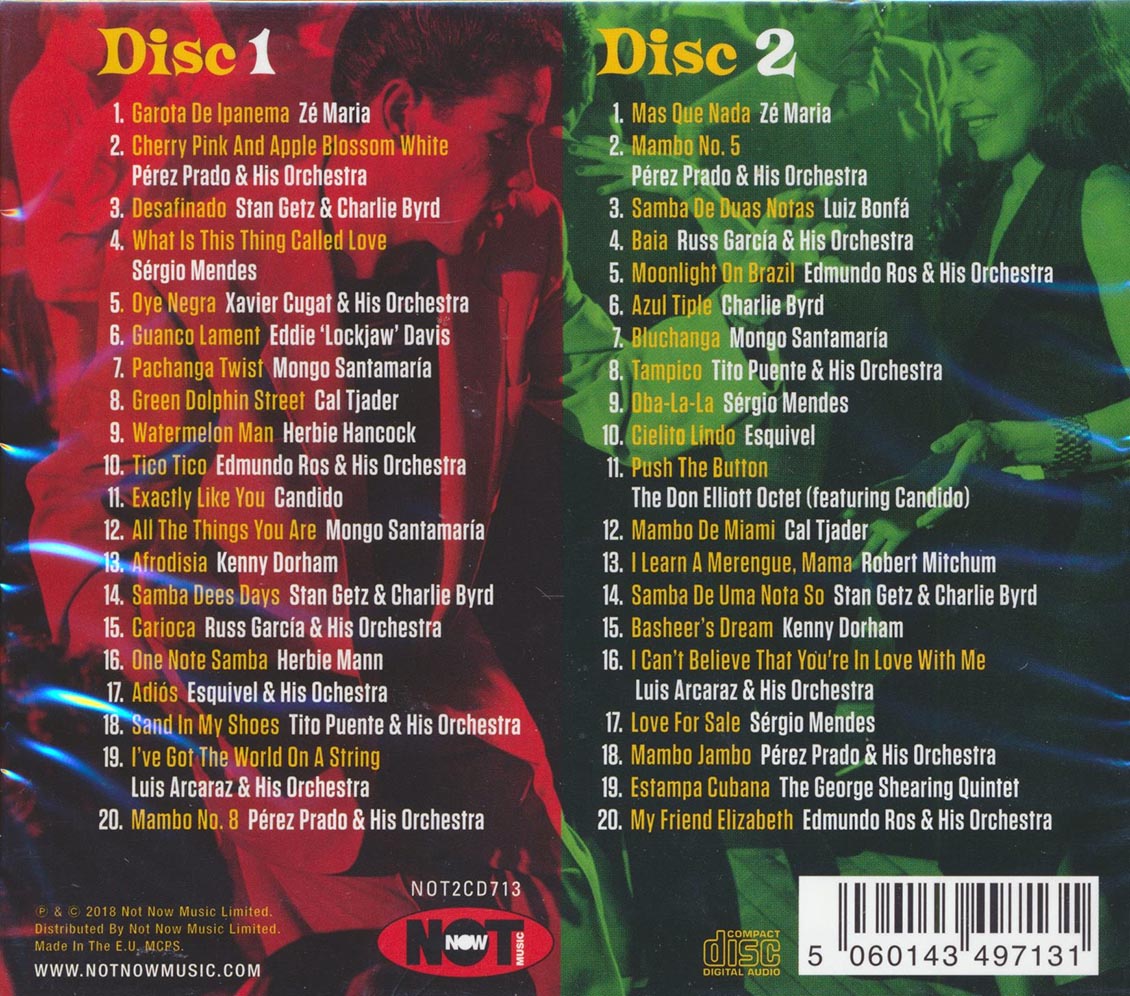 Sergio Mendes, Tito Puente, Mongo Santamaria, Cat Tjader, Etc. - Essential Latin Lounge (40 tracks) (2xCD)