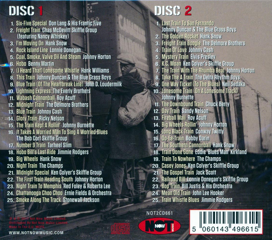 Johnny Cash, Hank Williams, Chuck Berry, Etc. - Freight Train: Songs Of Trains, Hobos, Hope, Heartbreak & Happiness (50 tracks) (2xCD)