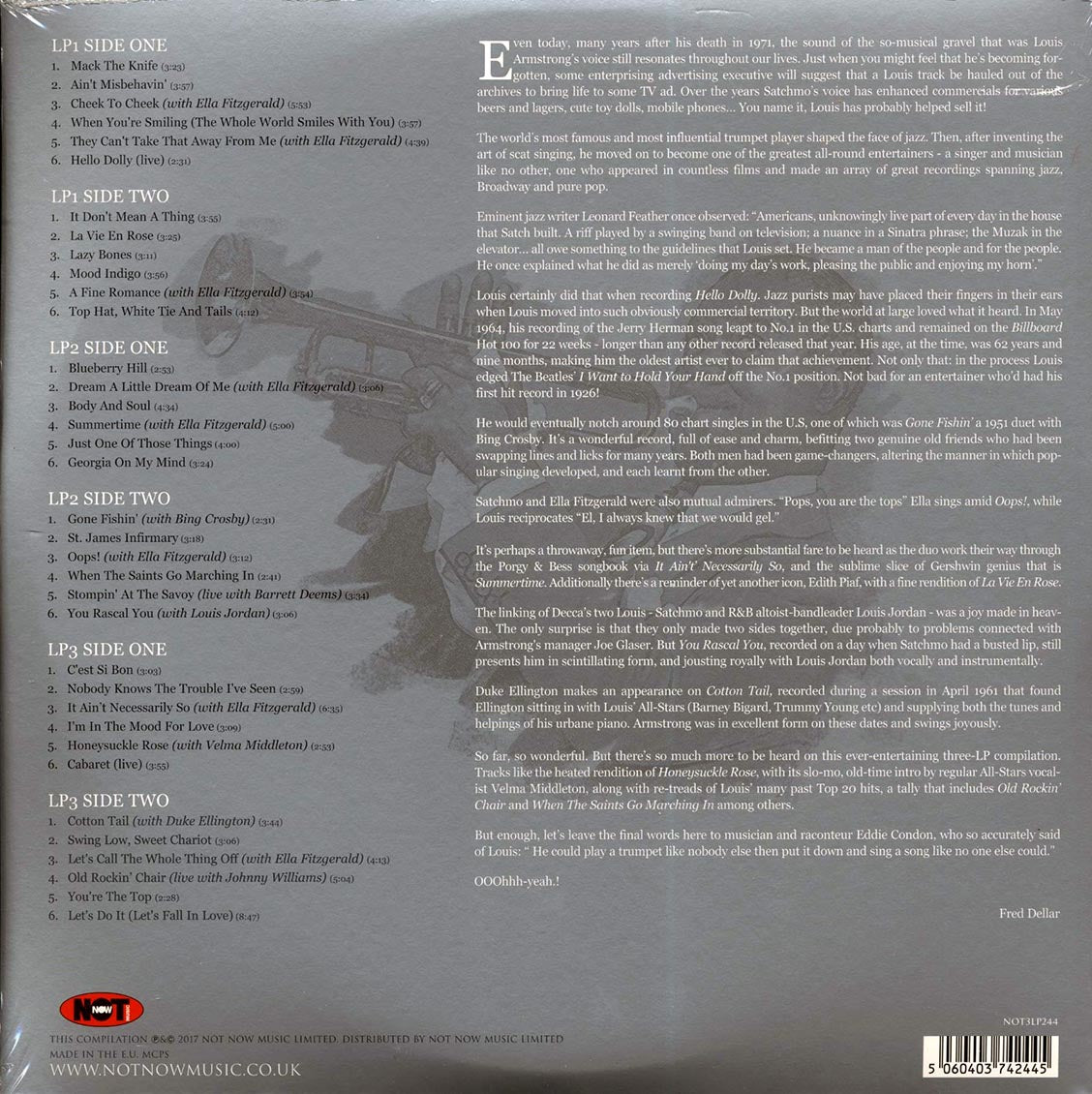 Louis Armstrong - The Platinum Collection (3xLP) (white vinyl)