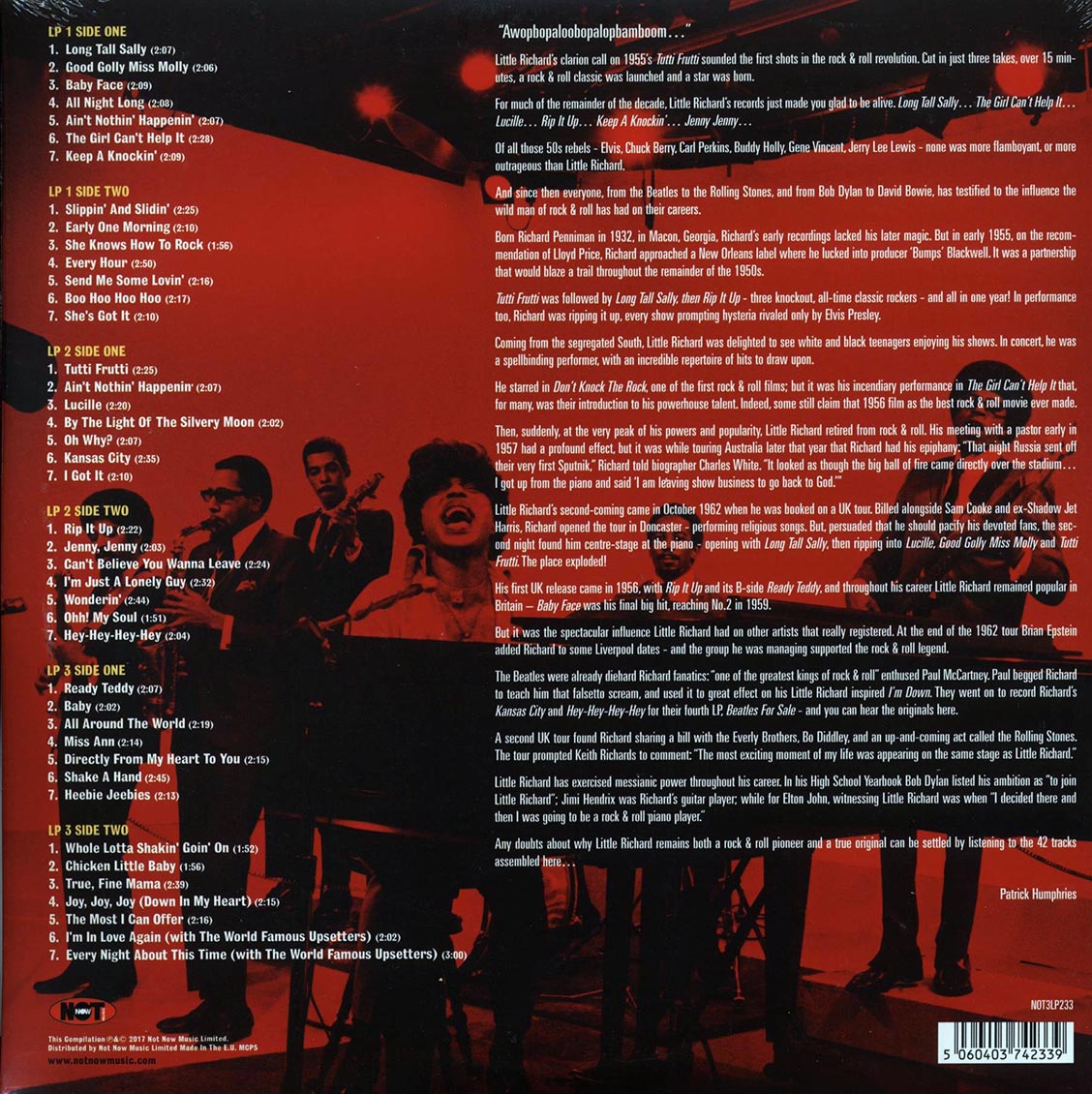 Little Richard - The Definitive Collection (3xLP) (red vinyl)