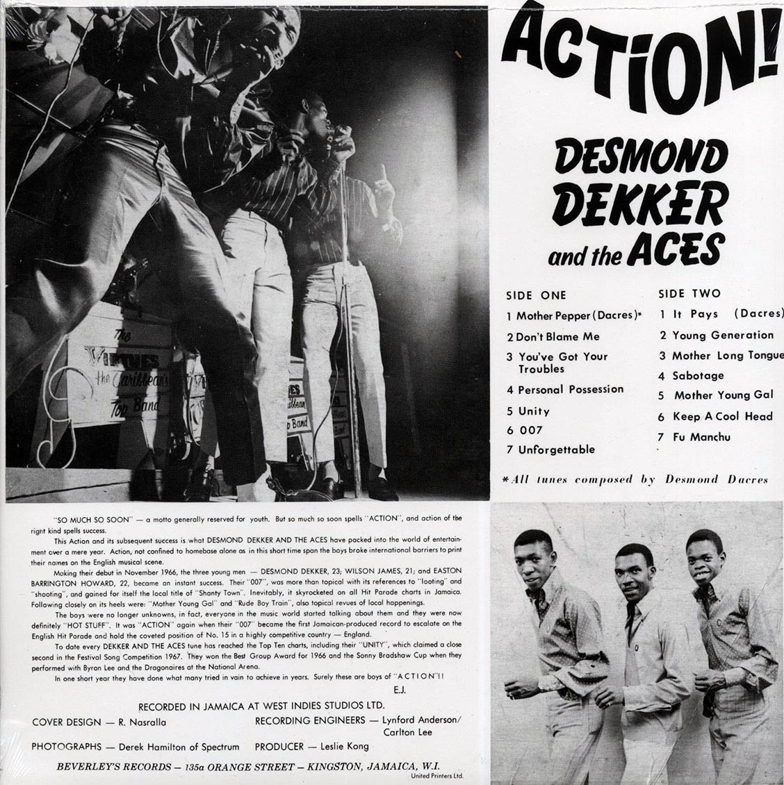 Desmond Dekker & The Aces - Action!