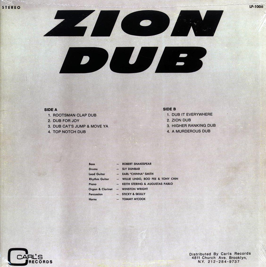 The Revolutionaries - Zion Dub
