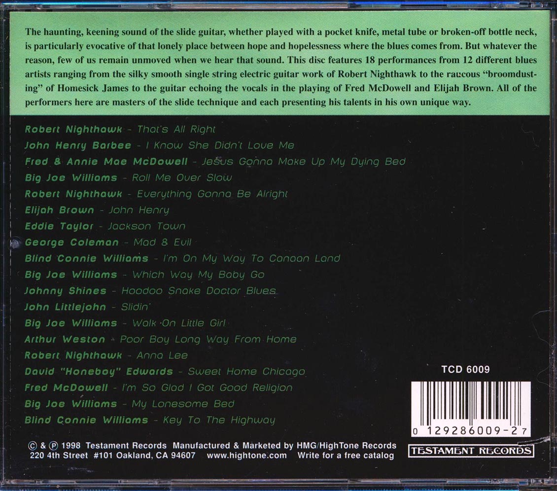 Big Joe Williams, Robert Nighthawk, Fred McDowell, Etc. - Down Home Slide (marked/ltd stock)