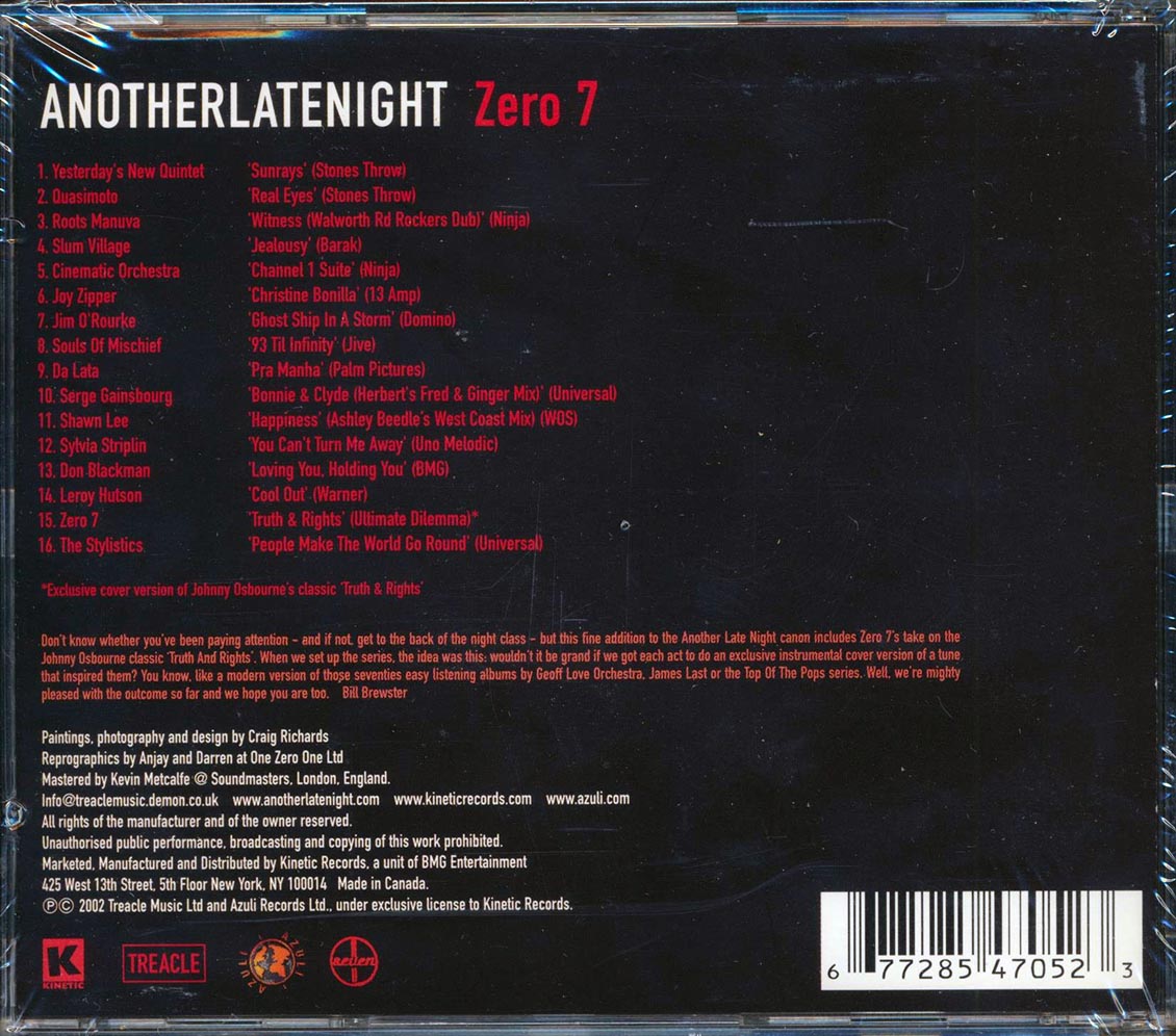 Zero 7 - AnotherLateNight (incl. large booklet)