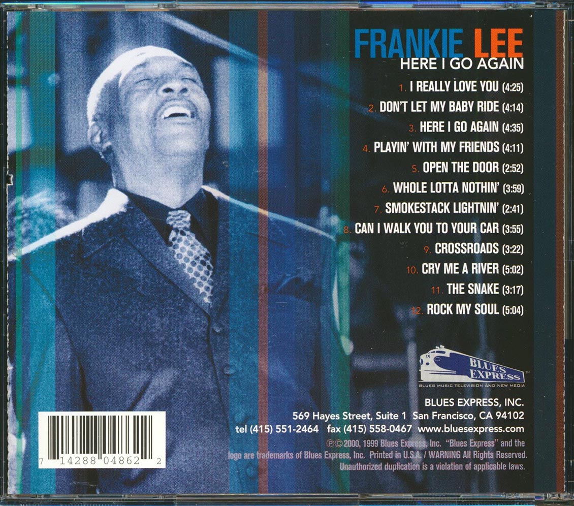 Frankie Lee - Here I Go Again
