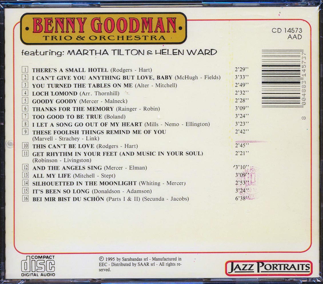 Benny Goodman - Dance & Sing With The Swinging Band Of Trio & Orchestra