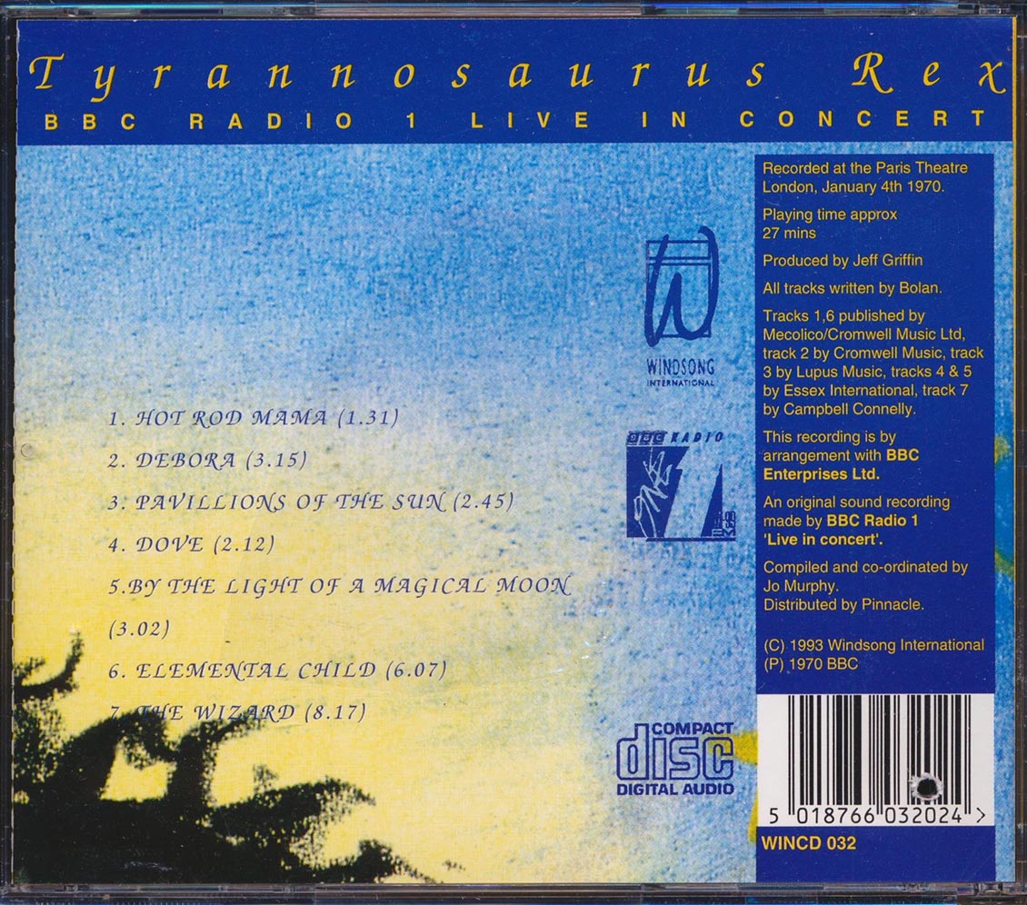 Tyrannosaurus Rex - BBC Radio 1 Live In Concert (marked/ltd stock)
