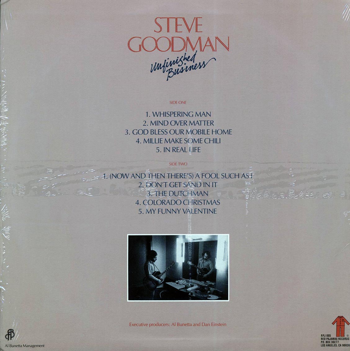 Steve Goodman - Unfinished Business (orig. press)