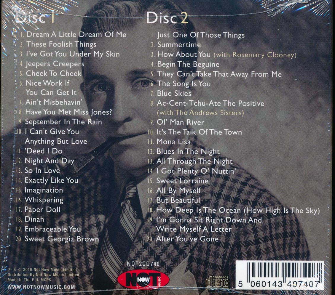 Bing Crosby - Sings The Great American Songbook (40 tracks) (2xCD) (deluxe 3-fold digipak)