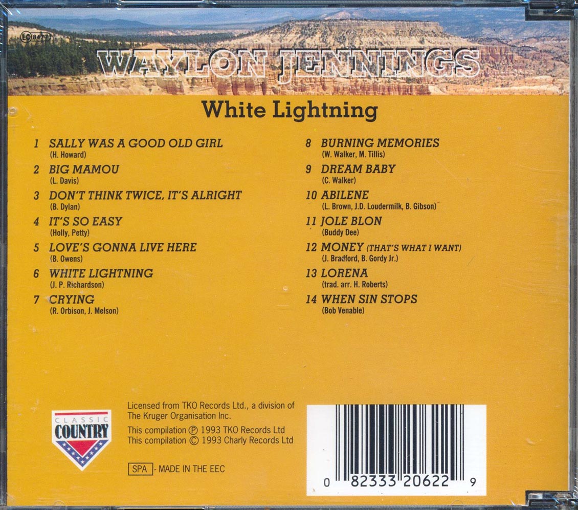 Waylon Jennings - White Lightning