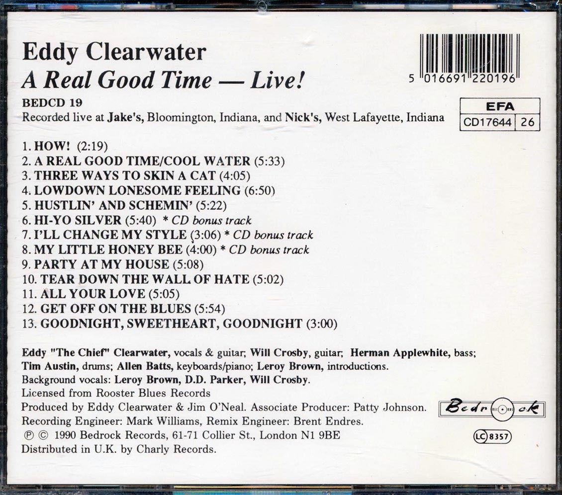 Eddy Clearwater - A Real Good Time: Live!