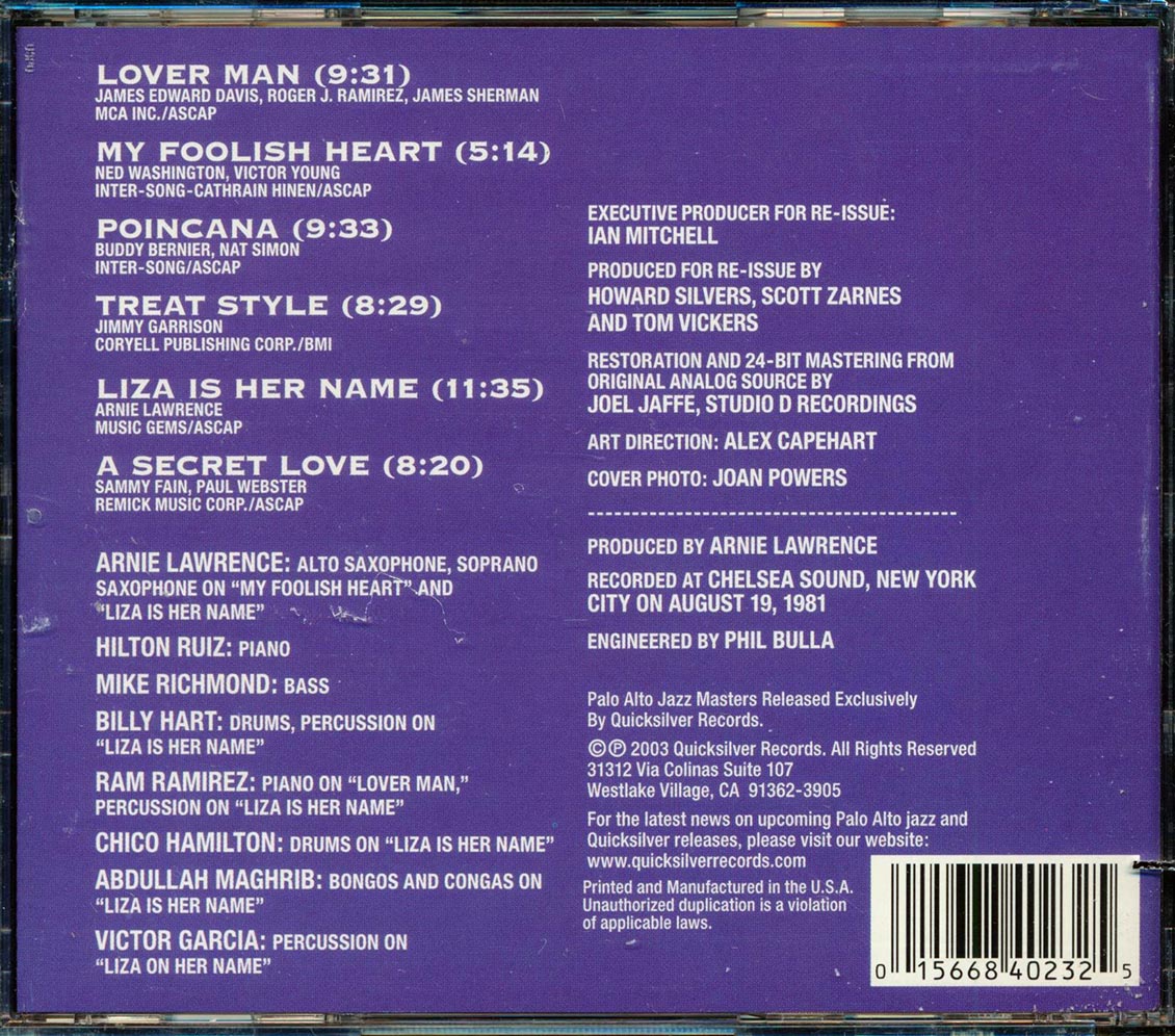 Arnie Lawrence - Renewal (marked/ltd stock)