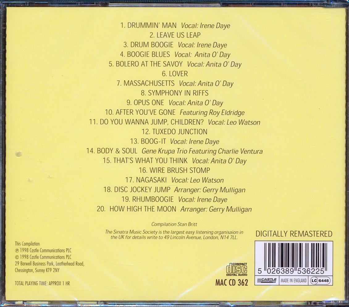 Gene Krupa - Drums Drums Drums (20 tracks) (remastered)