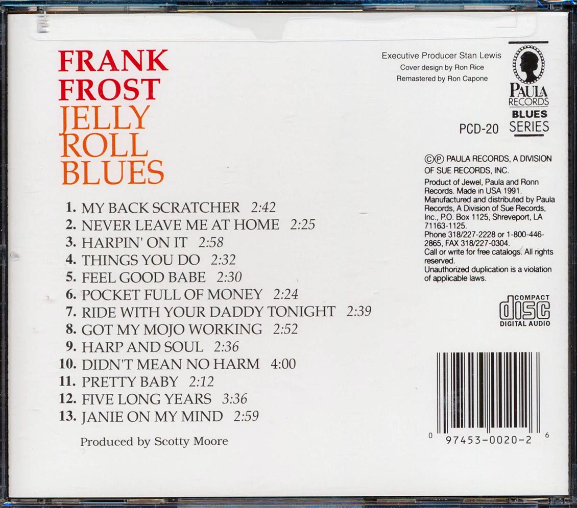 Frank Frost - Jelly Roll Blues