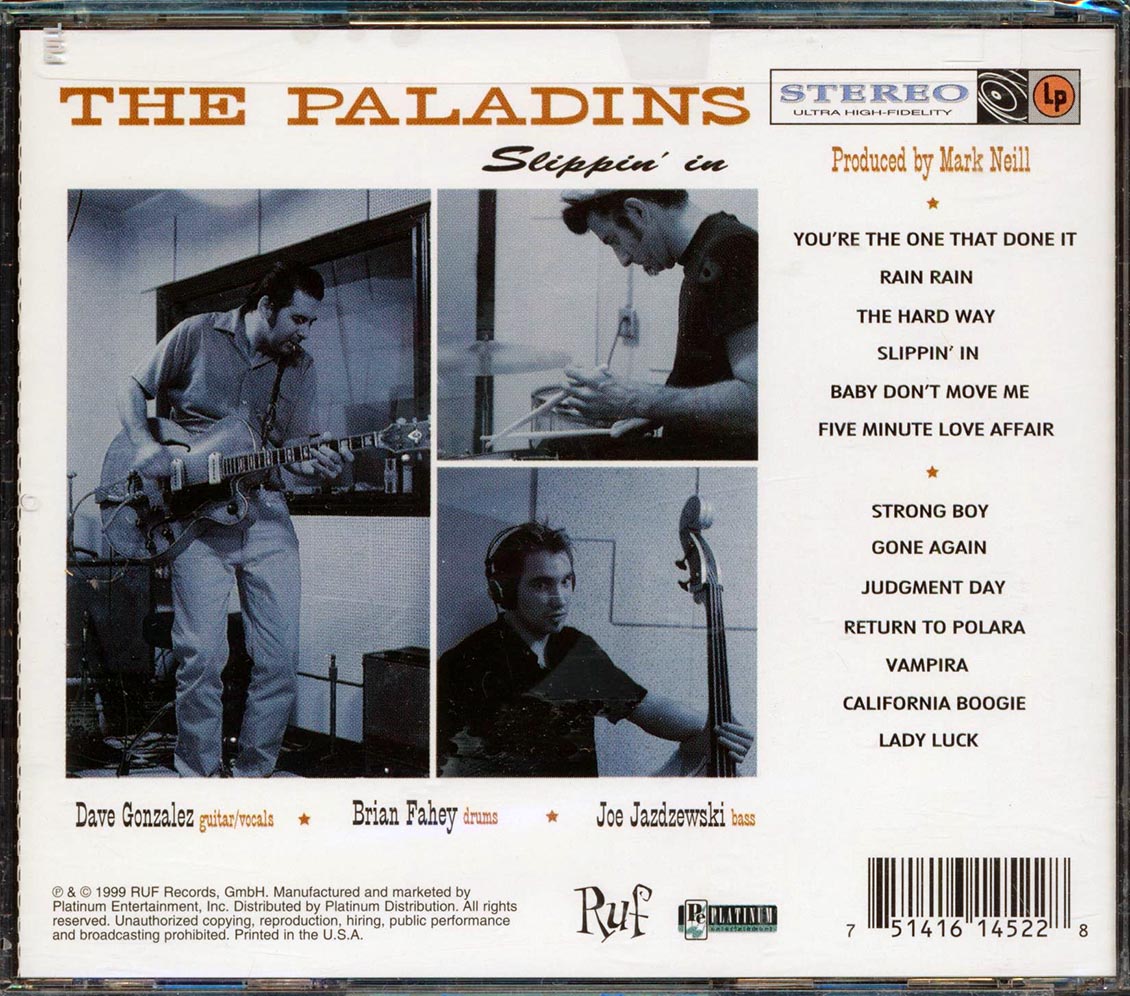 The Paladins - Slippin' In